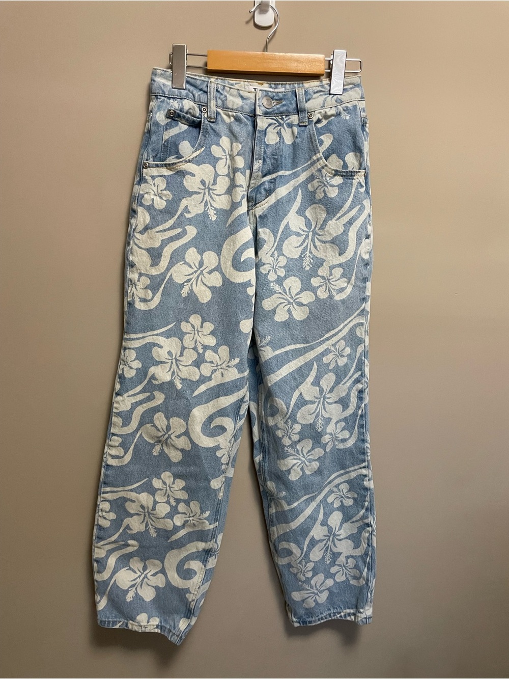 Tiger Mist Floral Denim Jeans Women’s XS